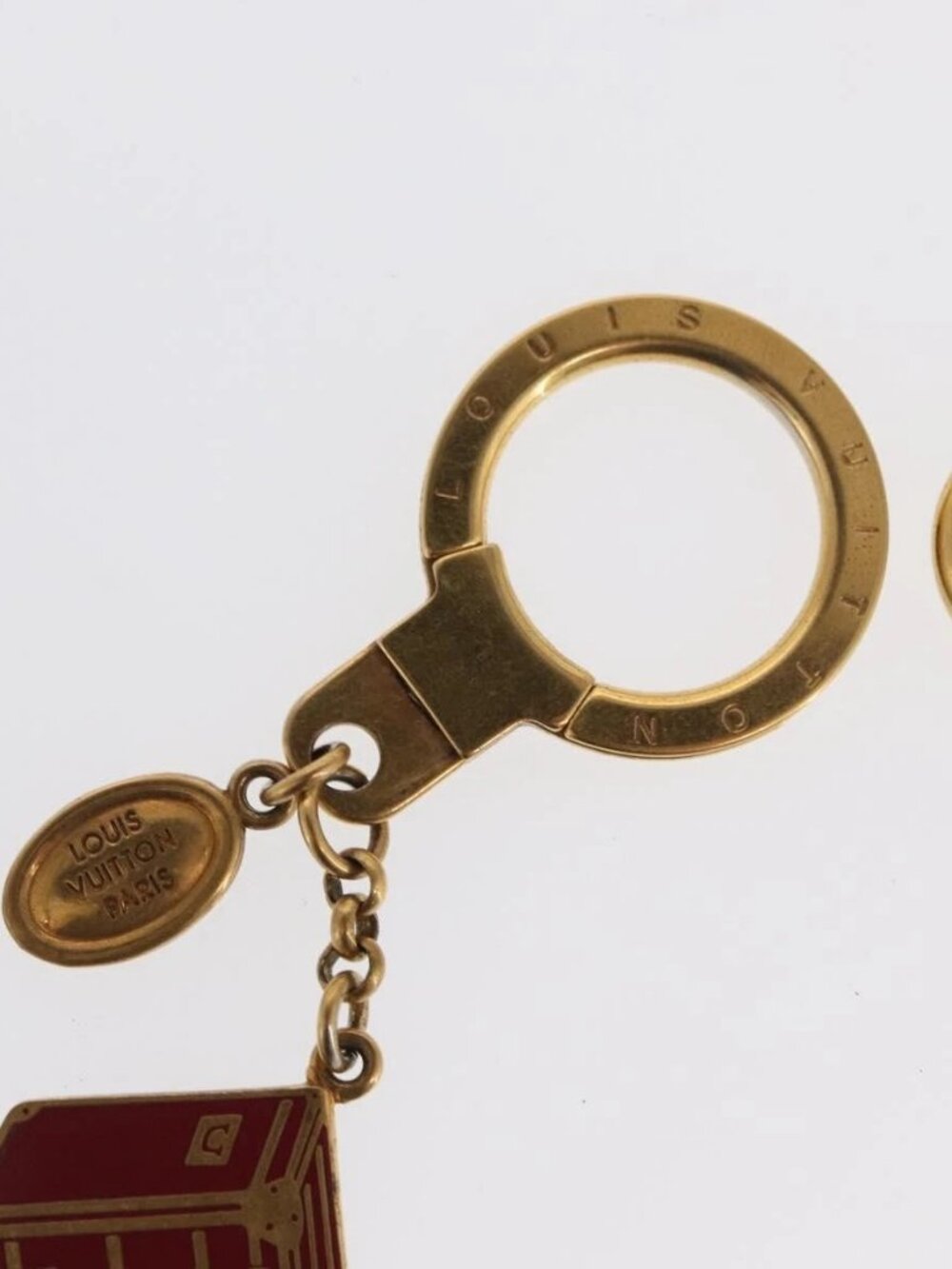 LOUIS VUITTON Porte Cles Chainne Mar Bag Charm metal Gold M66459 LV Auth 169134 - Picture 11 of 15
